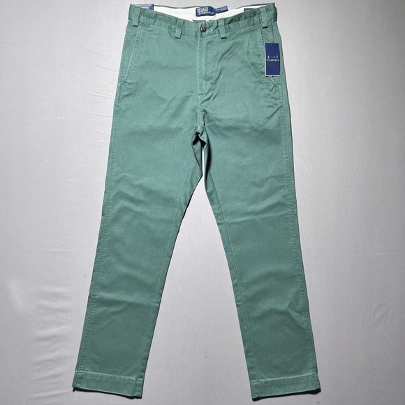 Polo Ralph Lauren The Salinger Heritage Chino Relaxed Fit Pants Mens 30x32 Green
